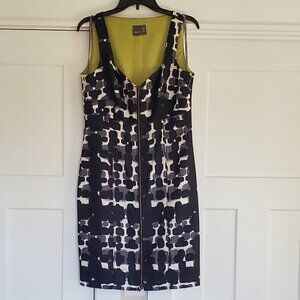 Muse Sleeveless Zipper Front Chic Pencil Dress. Size 10